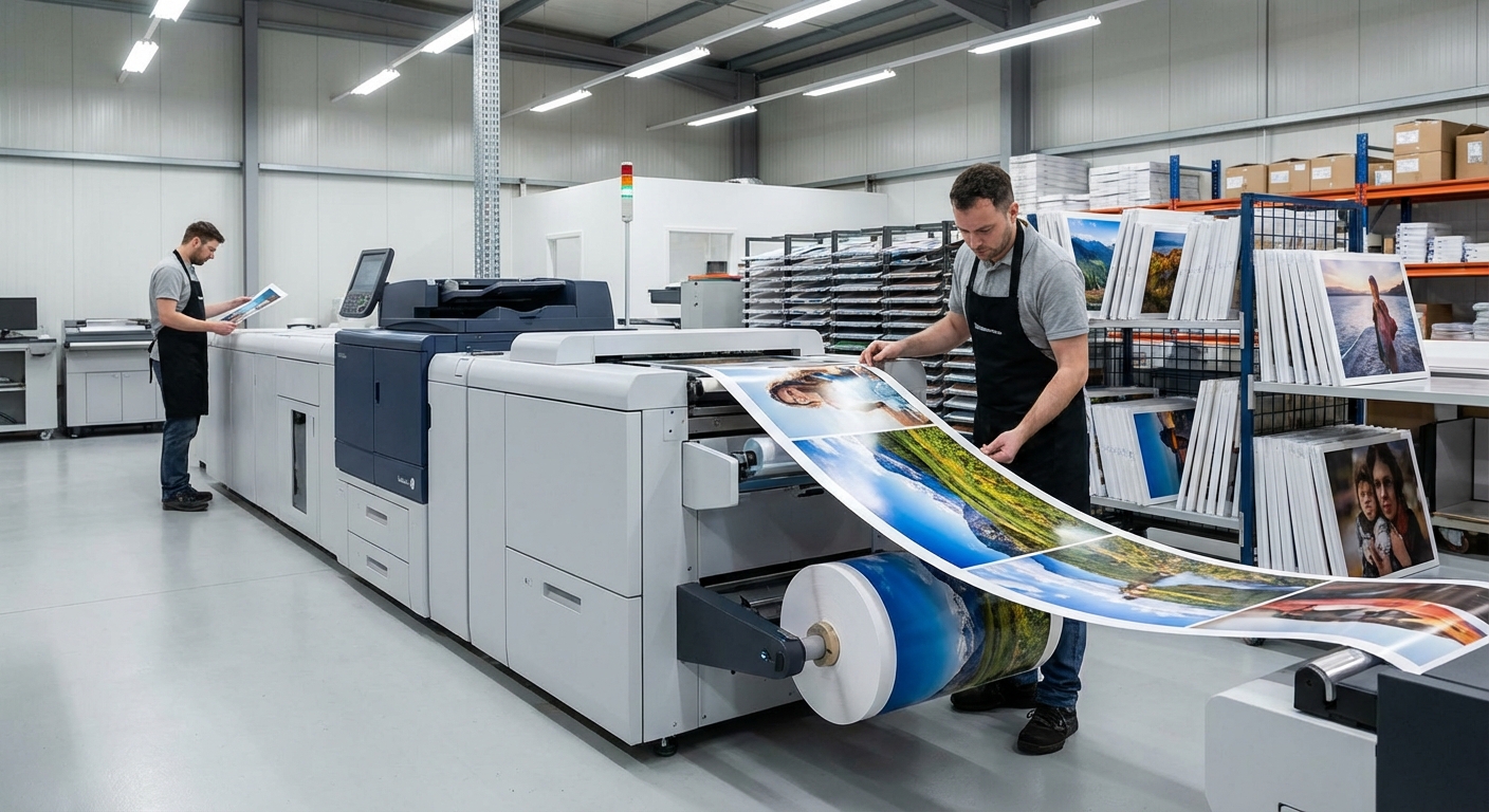 Prints being printed in a lab